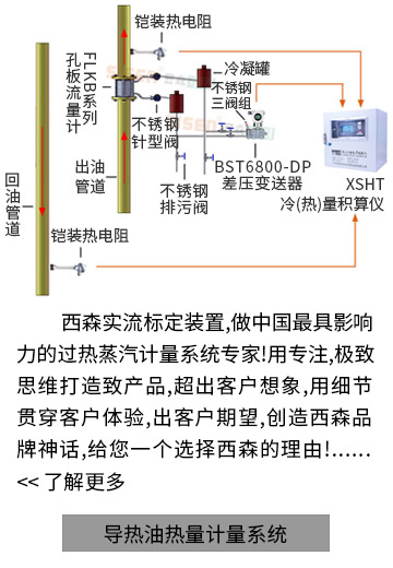 導熱油熱量計量系統