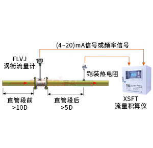 溫度補償-飽和蒸汽計量系統（蒸汽流量計）