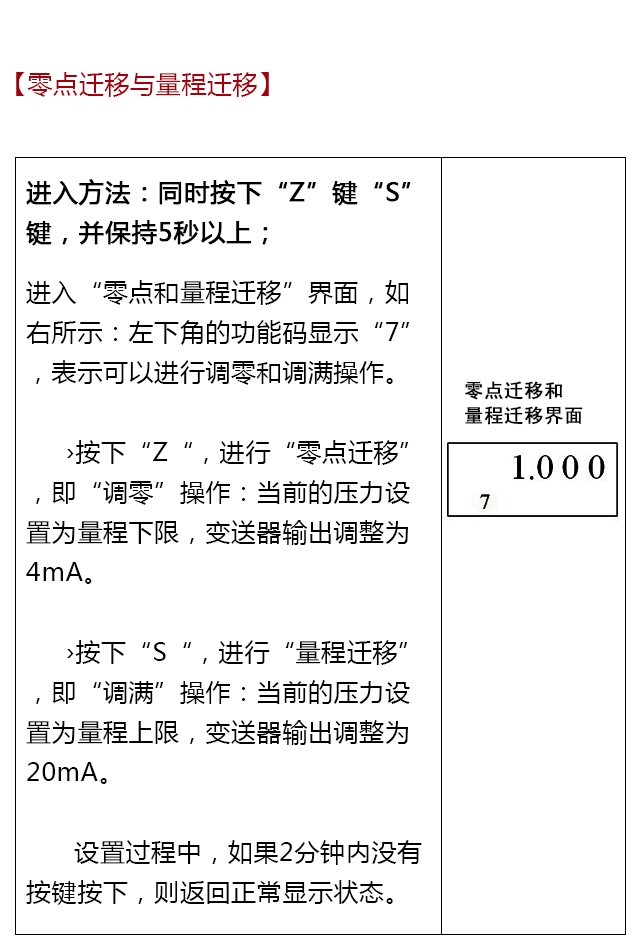BST6800系列壓力變送器設置操作說(shuō)明書(shū)