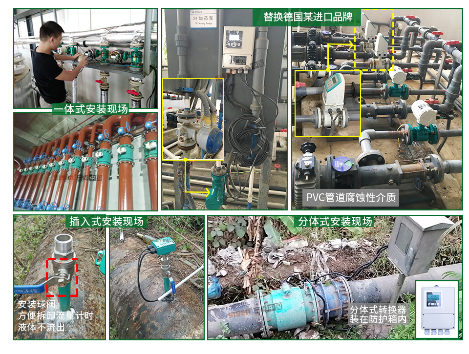 電磁流量計應用現場(chǎng)