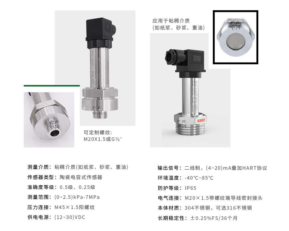 BST6700系列陶瓷電容式壓力變送器-廠(chǎng)家